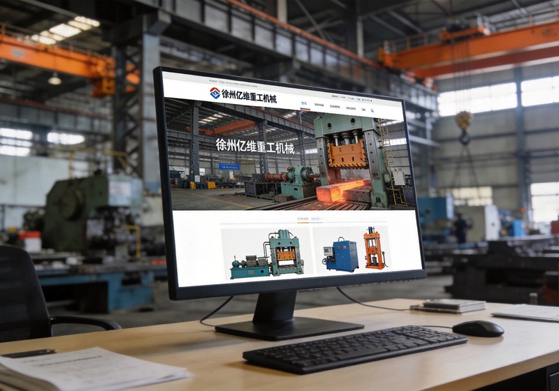 徐州亿维重工机械网站效果图